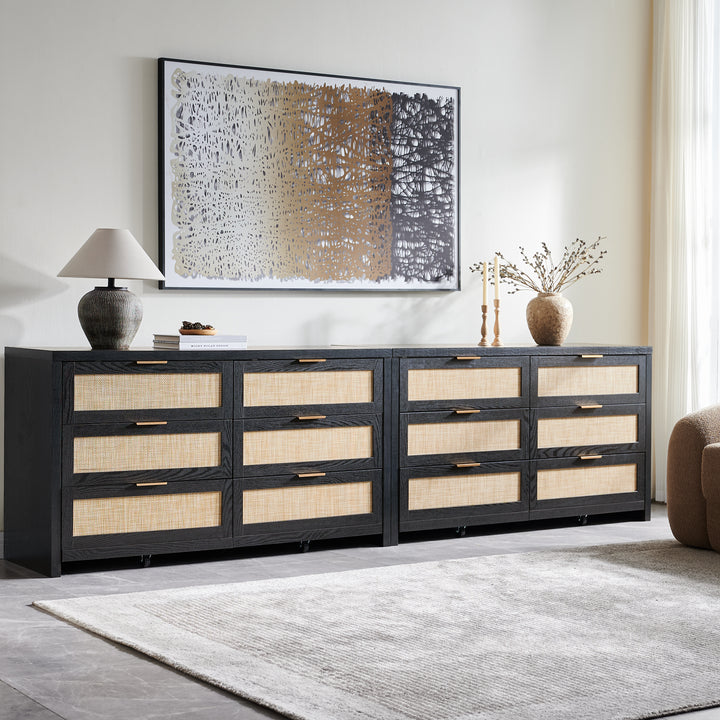 Savanna Boho 6 Drawer Dresser, Bedroom Storage WM