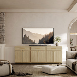Crescent Modern TV Stand with Flexible Storage, 32'' Tall, Set of 3