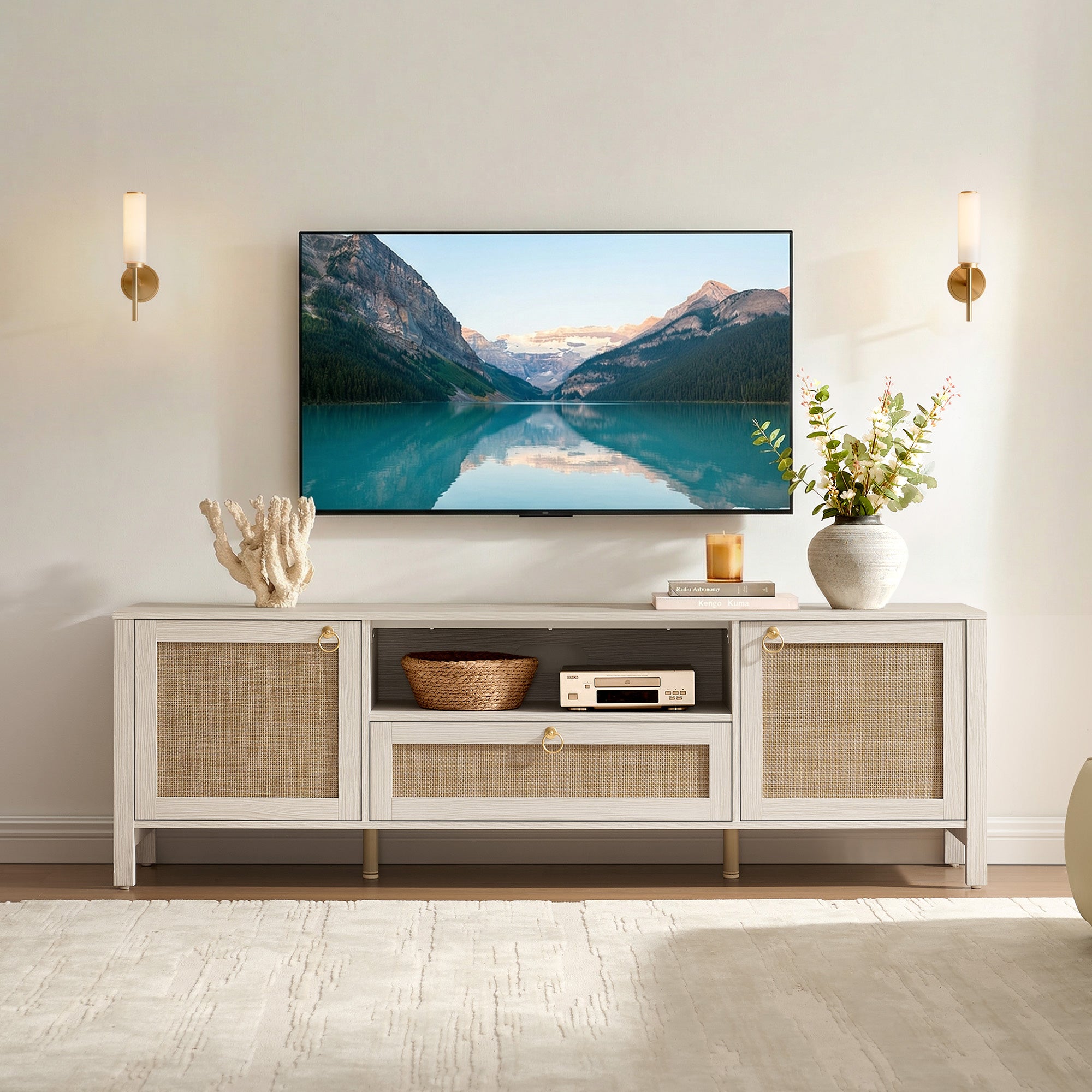 Terra TV Console with Cable Management