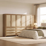 Savanna Boho Wardrobe, Large Storage, Set of 3