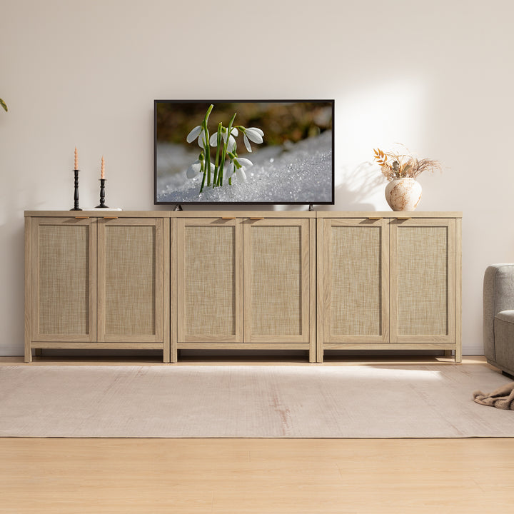 Savanna TV Console with Storage, Set of 3
