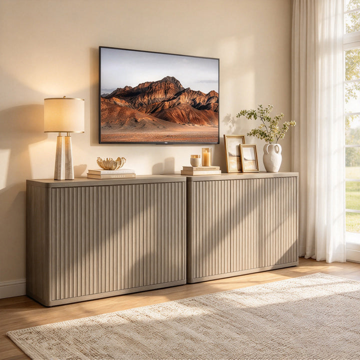 Cas TV Stand with 3 Doors