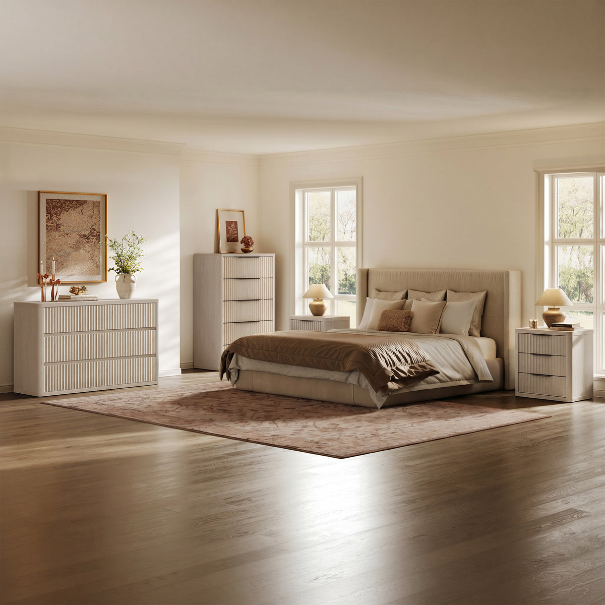 Cas 6-Drawer Dresser and 3-Drawer Nightstand Set