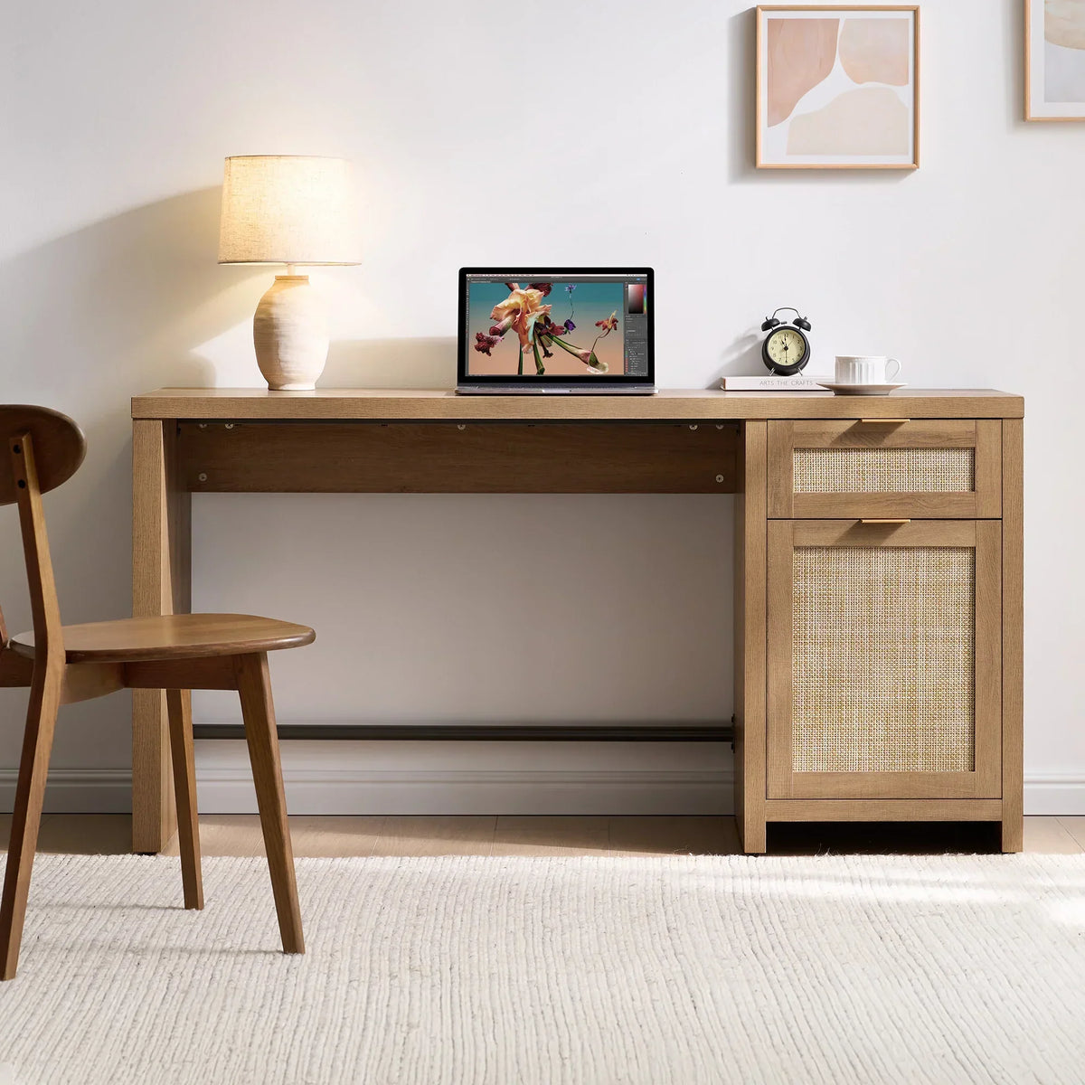 Savanna Vanity Desk with Door