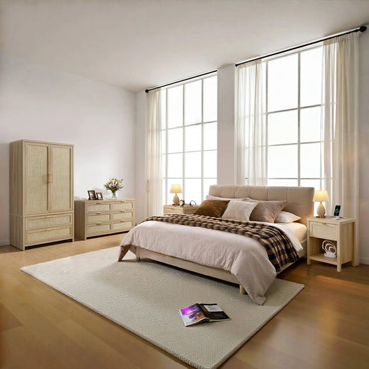 Savanna Dresser, Wardrobe and Bedside Tables Set