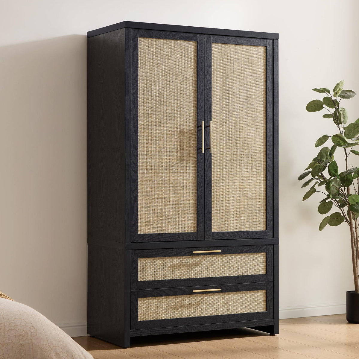 Savanna Wardrobe with 2 Drawers and Doors