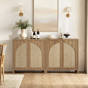 Savanna Sideboard with Arched Doors, Set of 2