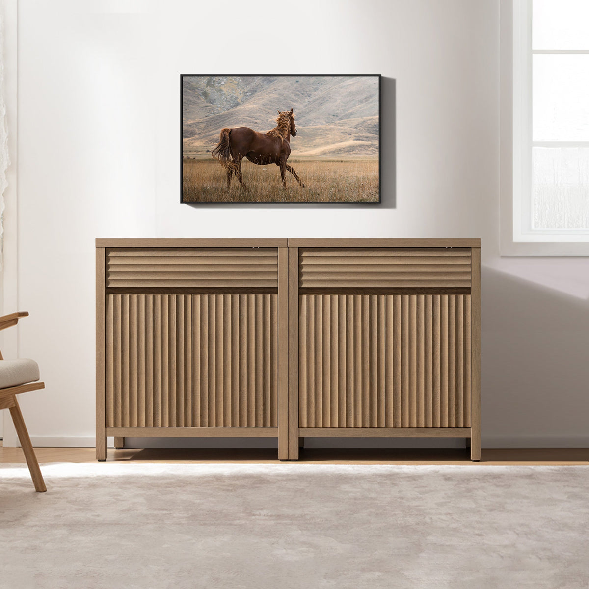 Prelude TV Console up to 85 Inch TV, Set of 2