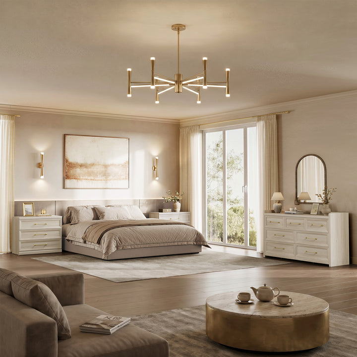 Helio Large Storage Bedroom Sets, Modern Design