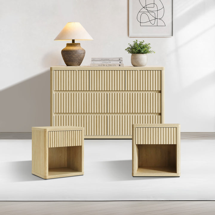 Cas 7-Drawer Dresser and Nightstands Bedroom Set