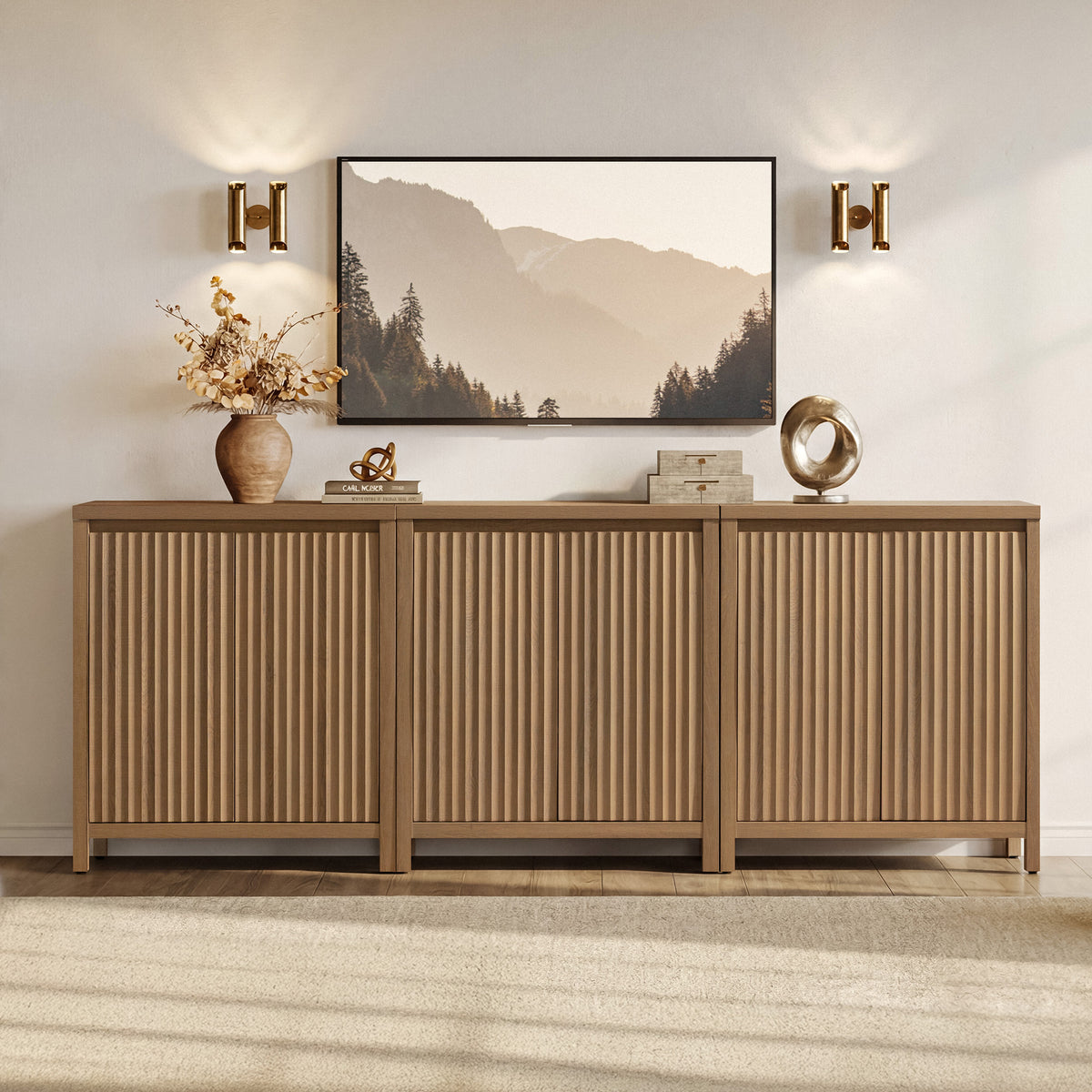 Prelude TV Stand Up to 95'' TVs , Set of 3