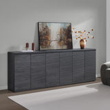 Stria Sideboard with 2 Doors for Living Room, Set of 3