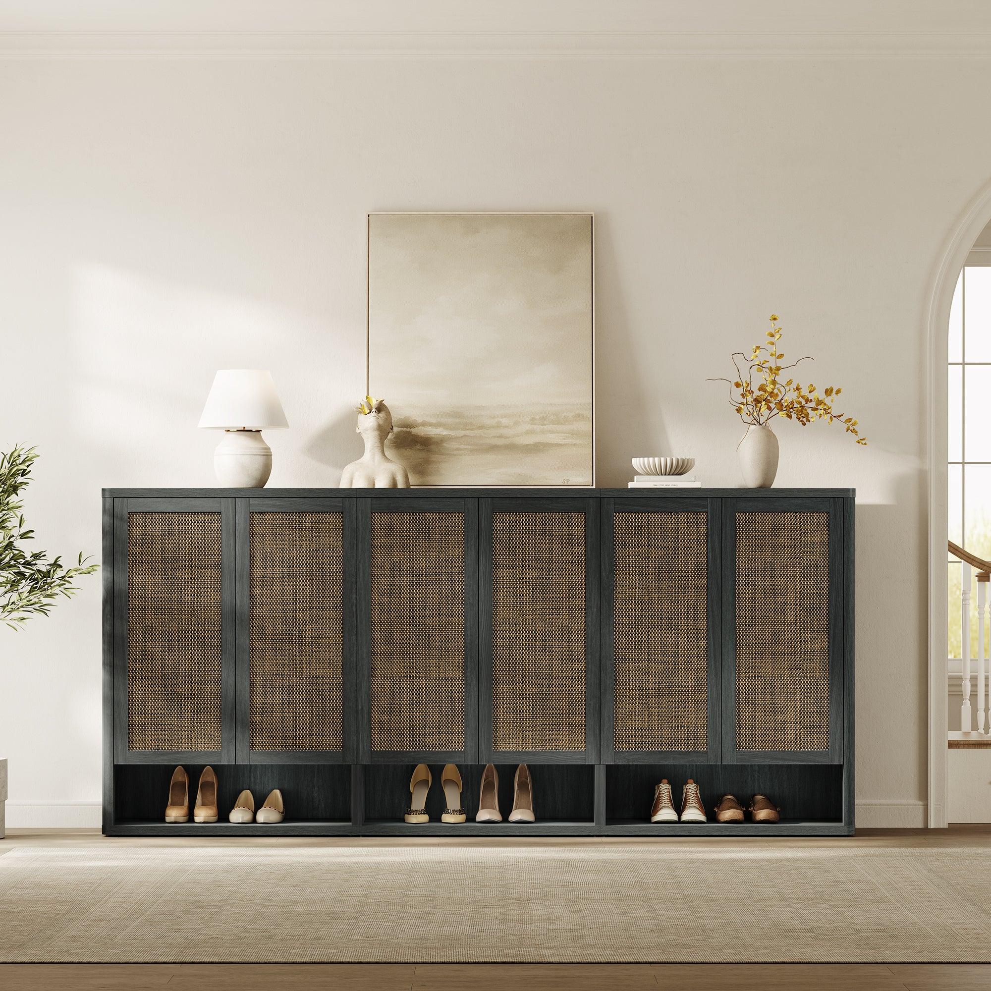 Zura Modular Shoe Cabinet with 6 Doors