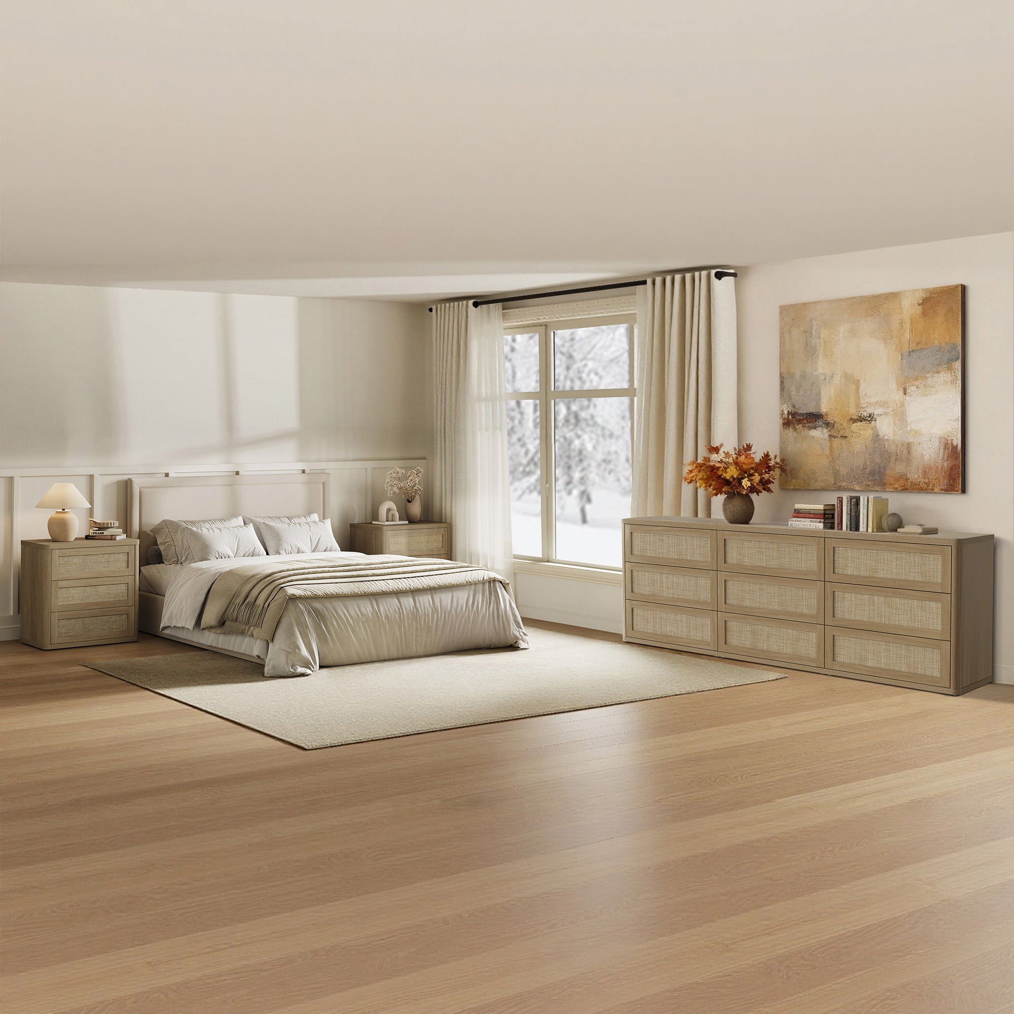 Zura 9 Drawers Dresser Sets