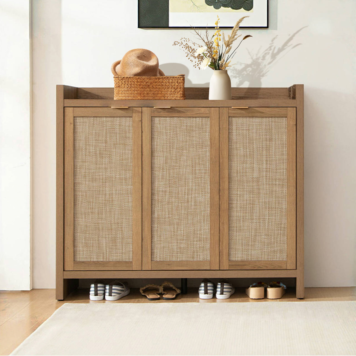 Savanna Shoe Cabinet, 30 Pairs Shoes