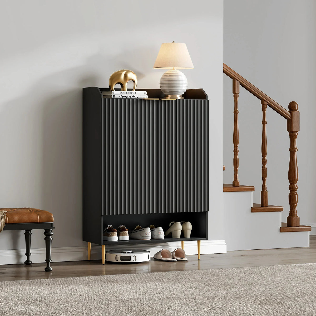 Opus Shoe Cabinet with 2 Doors