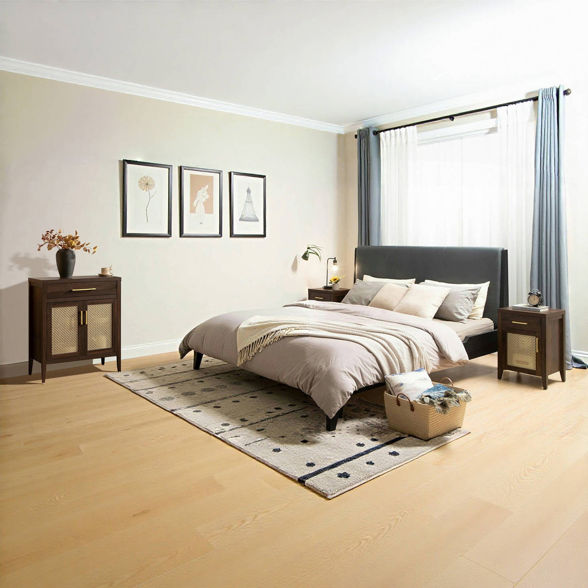 Andy Sideboard and Nightstand Set