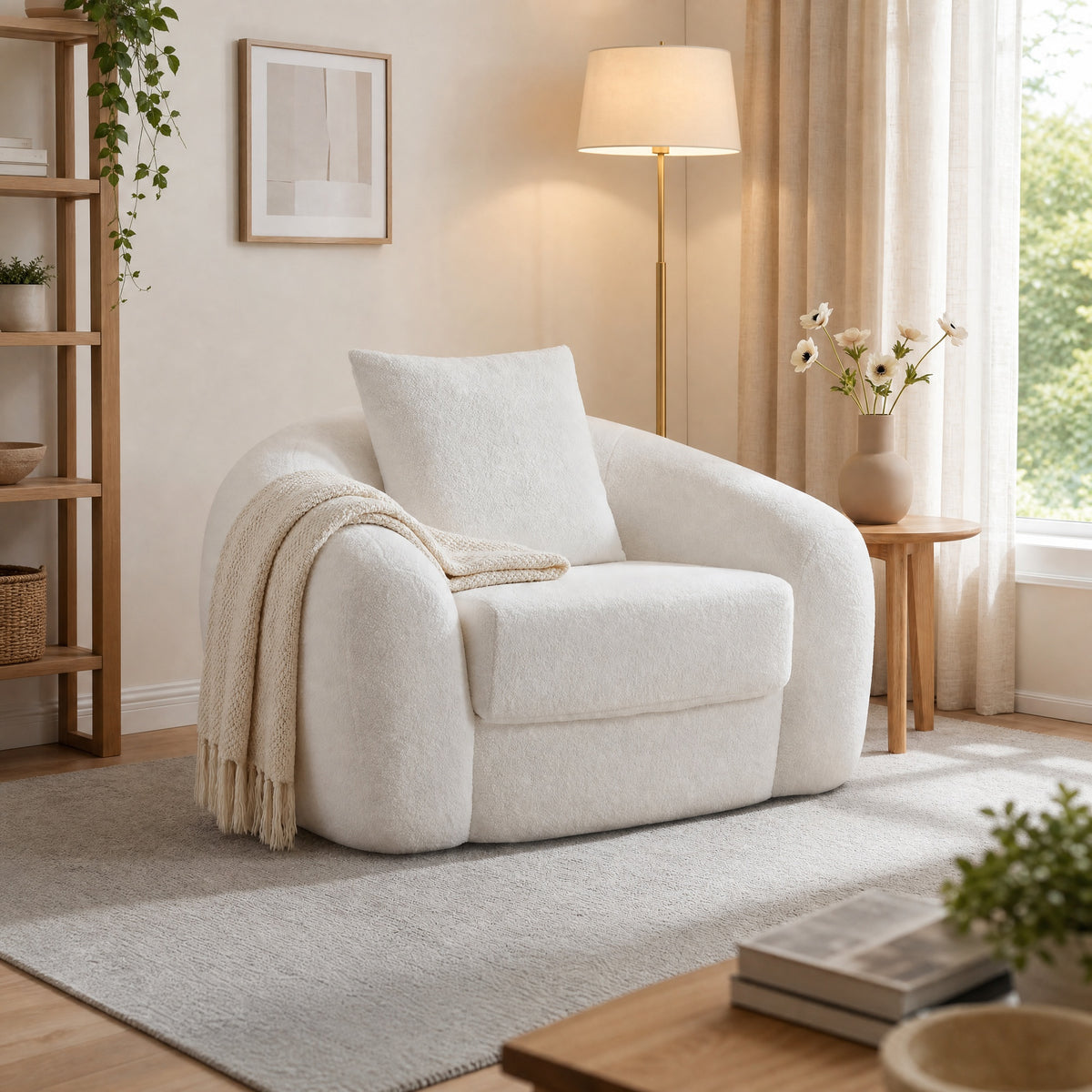 Nimbus White Sofa Couch