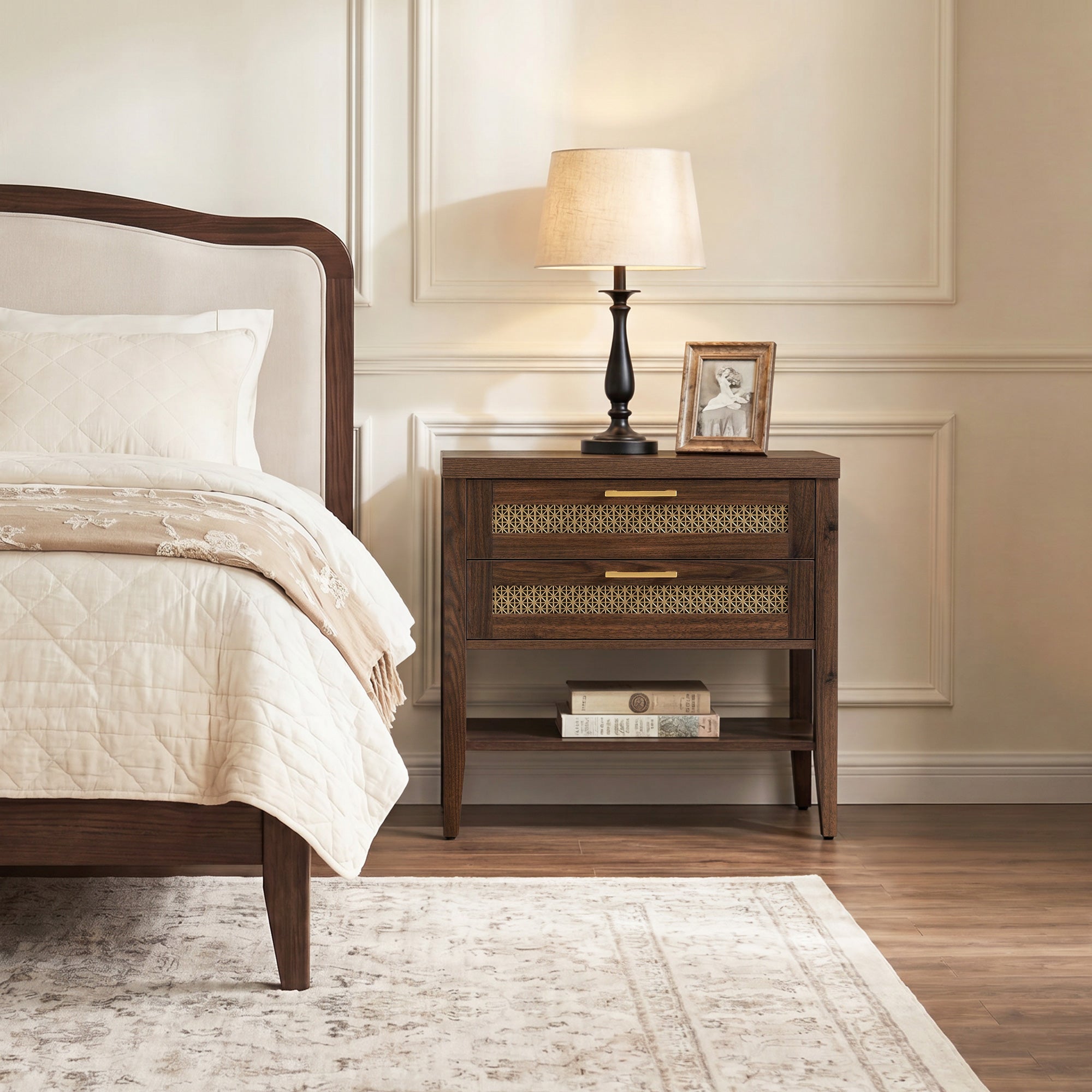 Andy Nightstand Set With 2 Doors