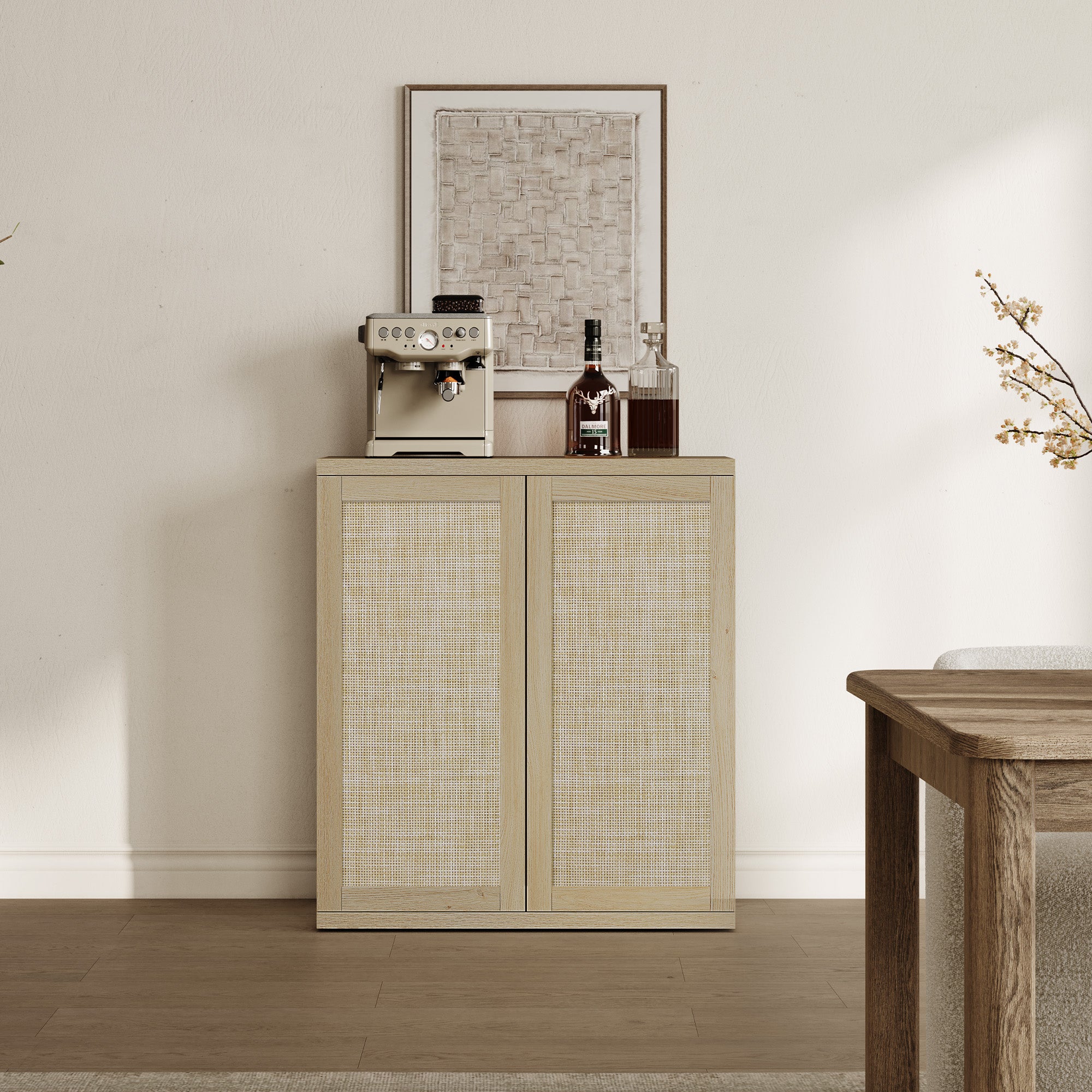 Zura 2-Door Buffet Cabinet, Large Storage