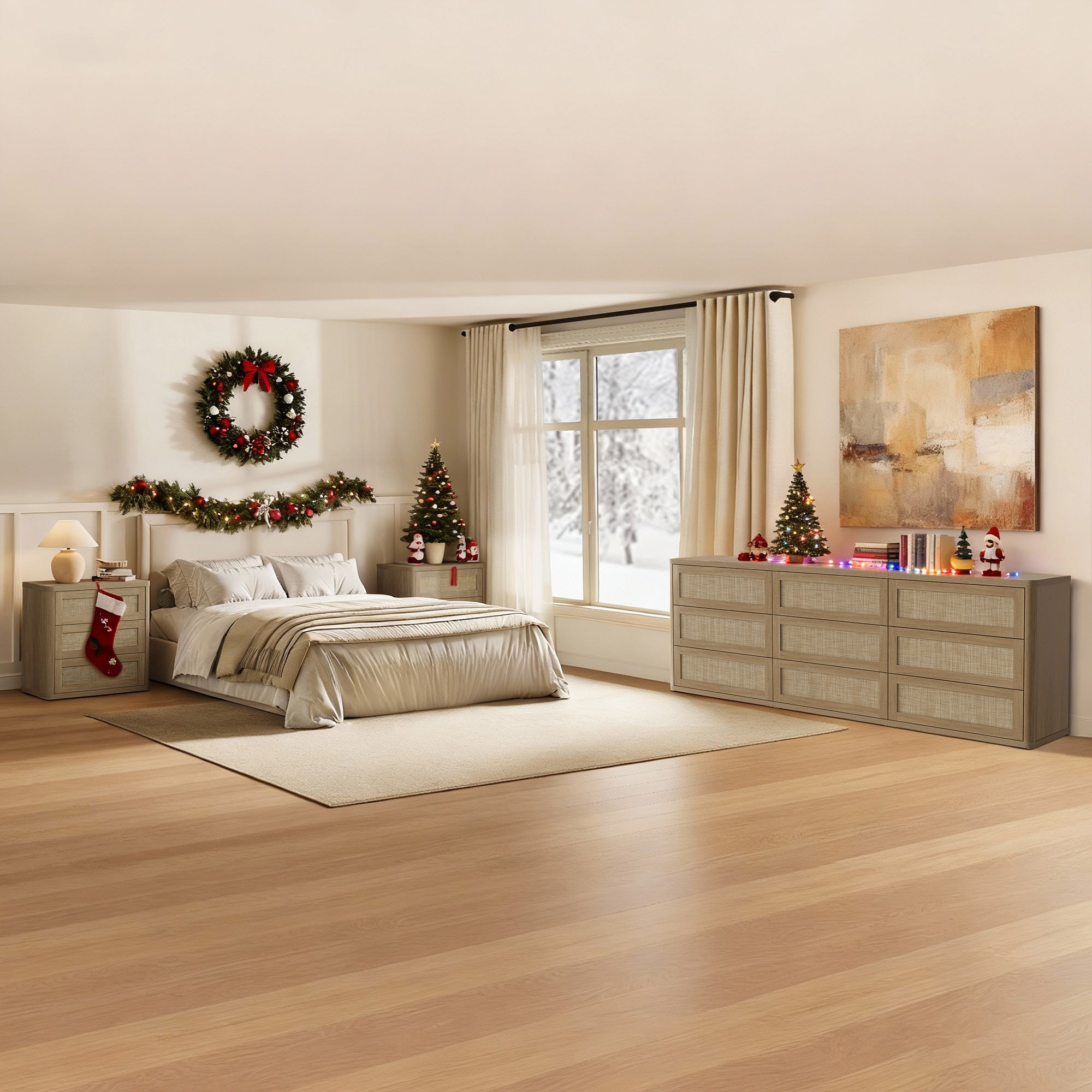 Zura 9 Drawers Dresser Sets