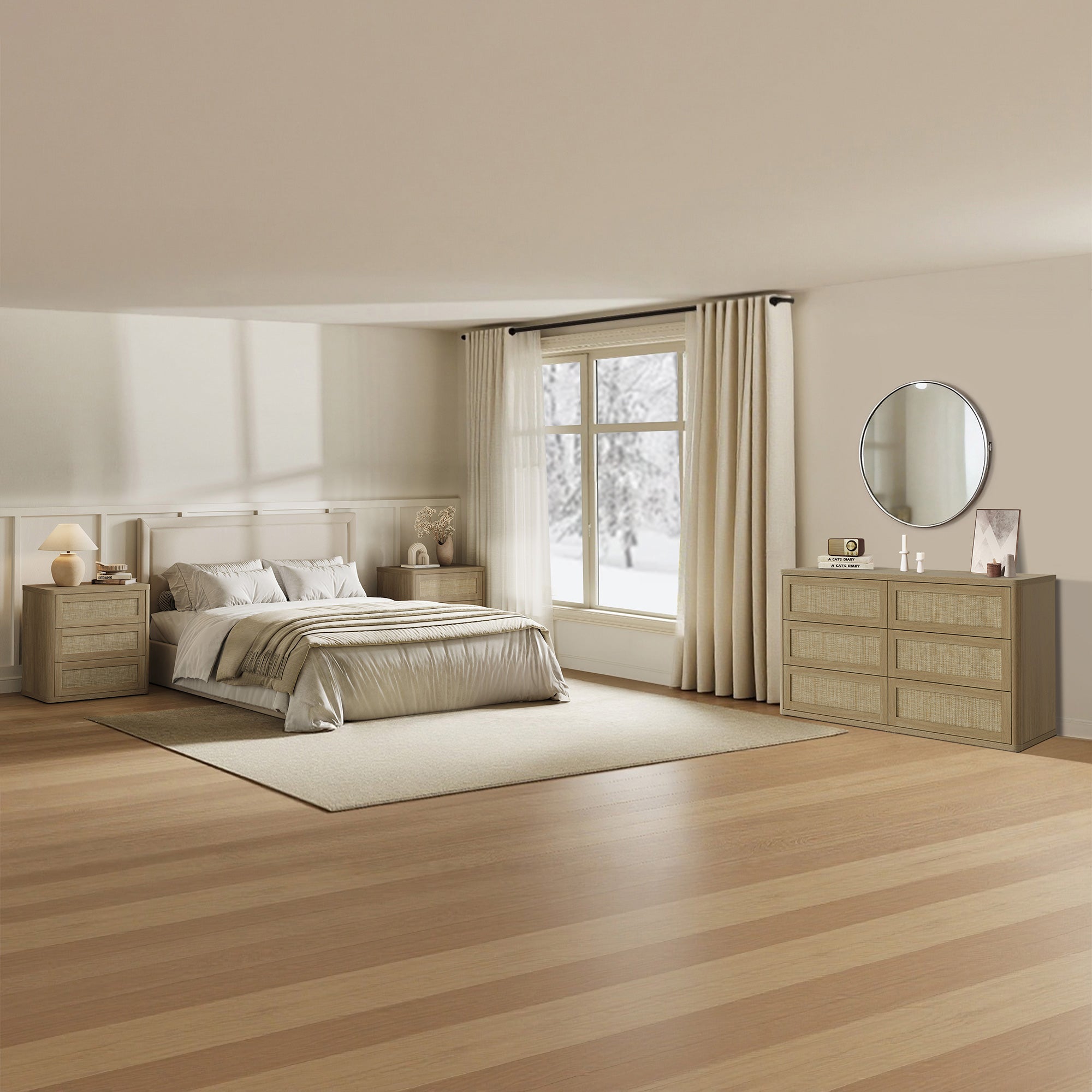 Zura Dresser and Nightstands Set