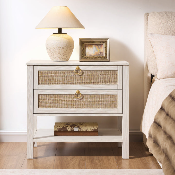 Terra Nightstand with 2 Drawers