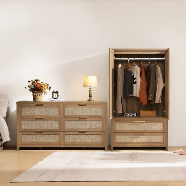 Savanna Dresser and Wardrobe Set-WM