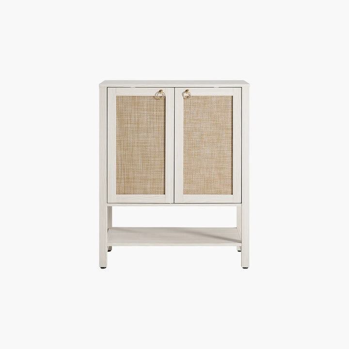 Terra Black Shoe Cabinet, 2 Doors