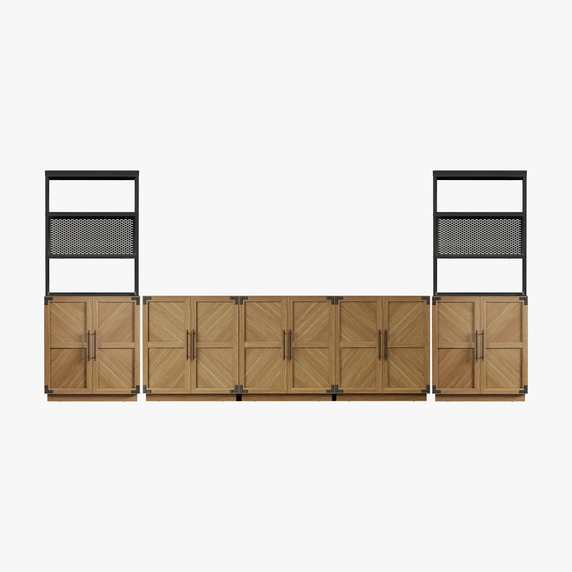 Willow Bookcase and Sideboard Set