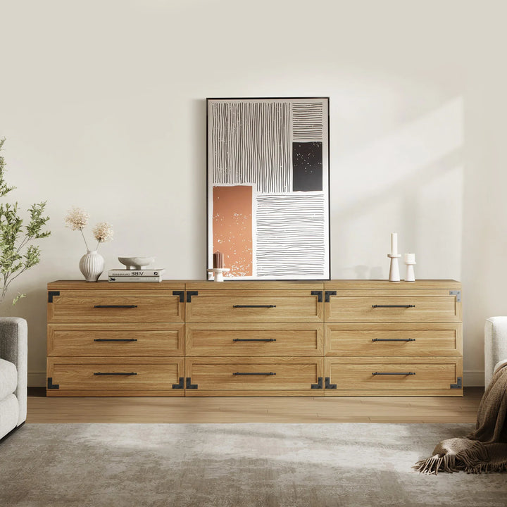 Willow 9 Drawers Dresser for Bedroom
