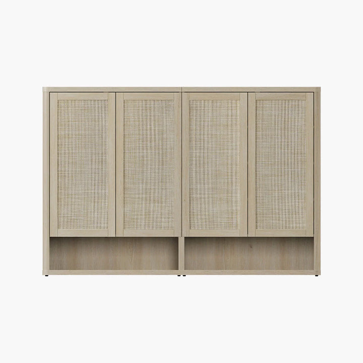 Zura 2-Piece Black Shoe Cabinet