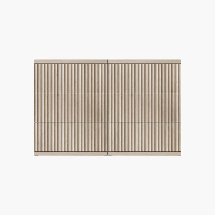Stria Large-Size Modular Dresser, Flexible Storage, 6-Drawer