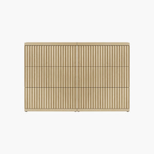 Stria Large Modular Dresser, Flexible Storage, 6-Drawer