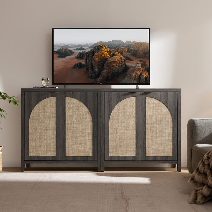 Savanna Cabinet with Arched Doors