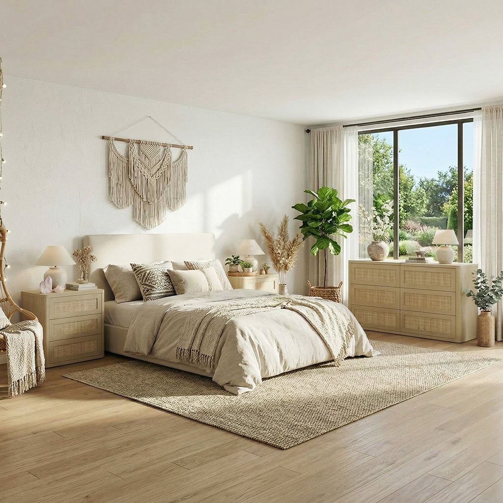 Zura Modular 6-Drawer Dresser and Nightstands Set