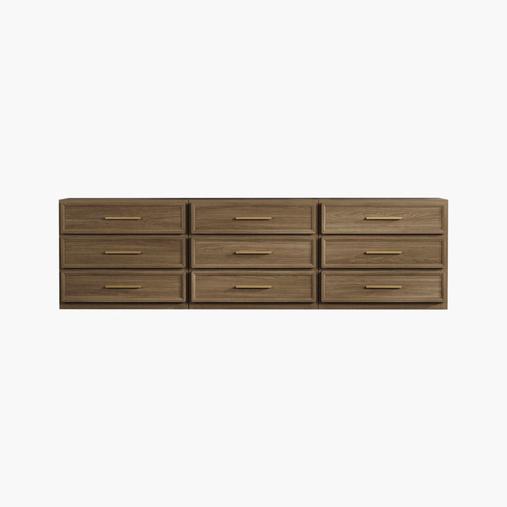 Crescent Modular 26.6'' Tall 9 Drawers Dresser for Living Room