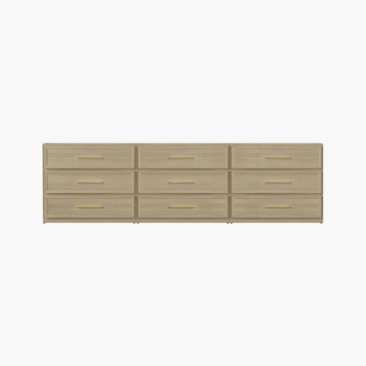 Crescent Modular 26.6'' Tall 9 Drawers Dresser for Living Room