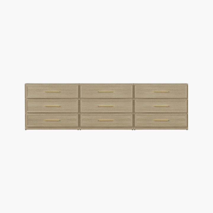 Crescent Modular 26.6'' Tall 9 Drawers Dresser for Living Room