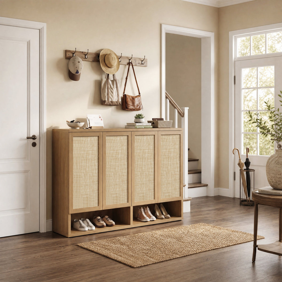 Zura Shoe Storage Cabinet with 2 doors