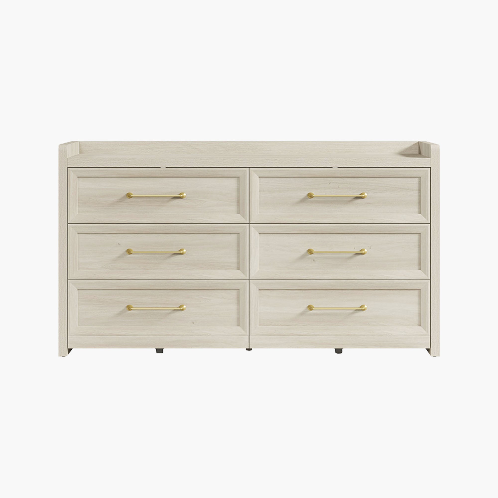 Helio White 6 Drawers Dresser, Bedroom Dresser with Drawers | Sicotas SICOTAS Helio White 6 Drawers Dresser, Bedroom Dresser with Drawers | Sicotas SICOTAS