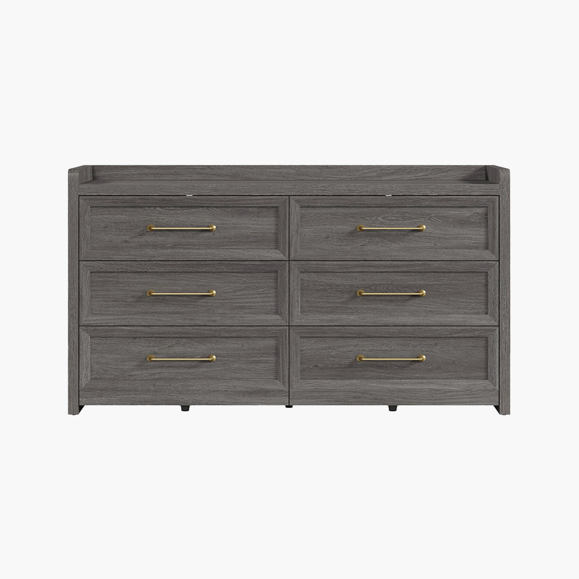 Helio Black Dresser, 6 Drawers