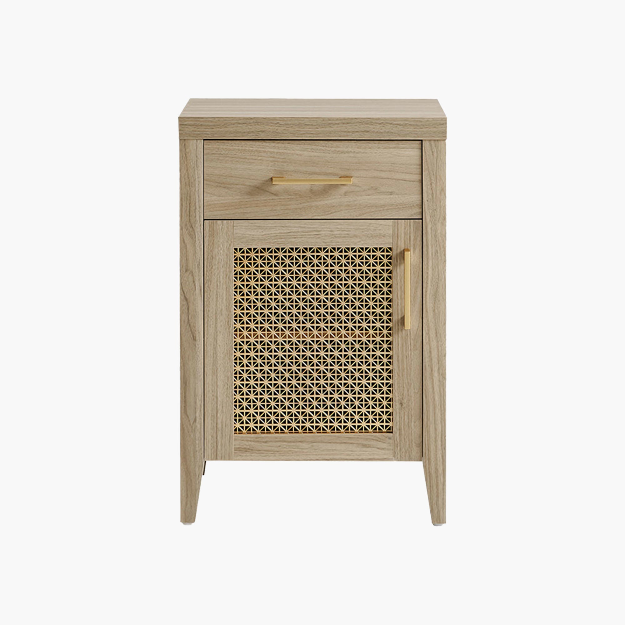 Andy Vintage Nightstand with Storage