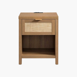 Savanna Nightstand with Charge Station