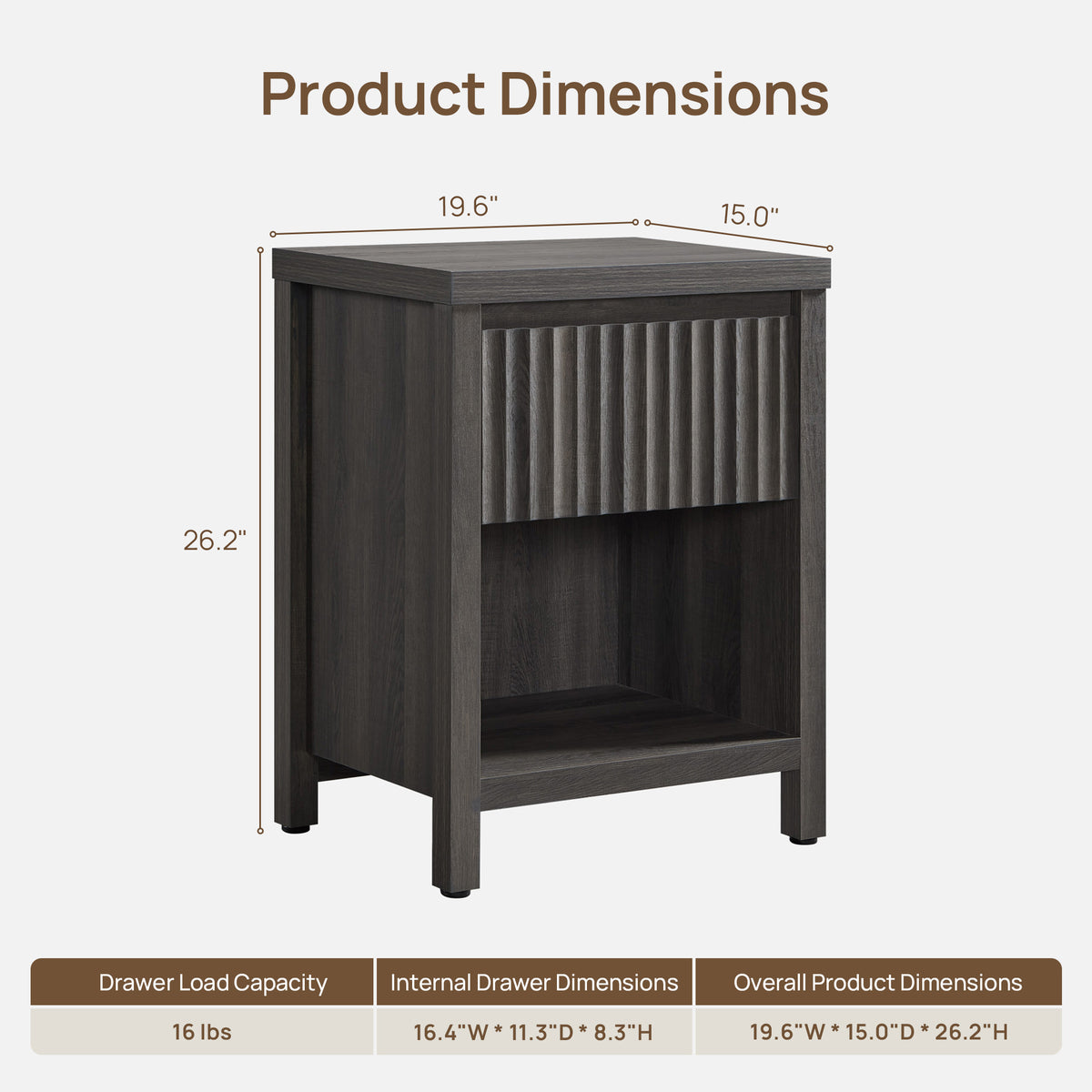 Prelude Nightstand with 1 Drawer