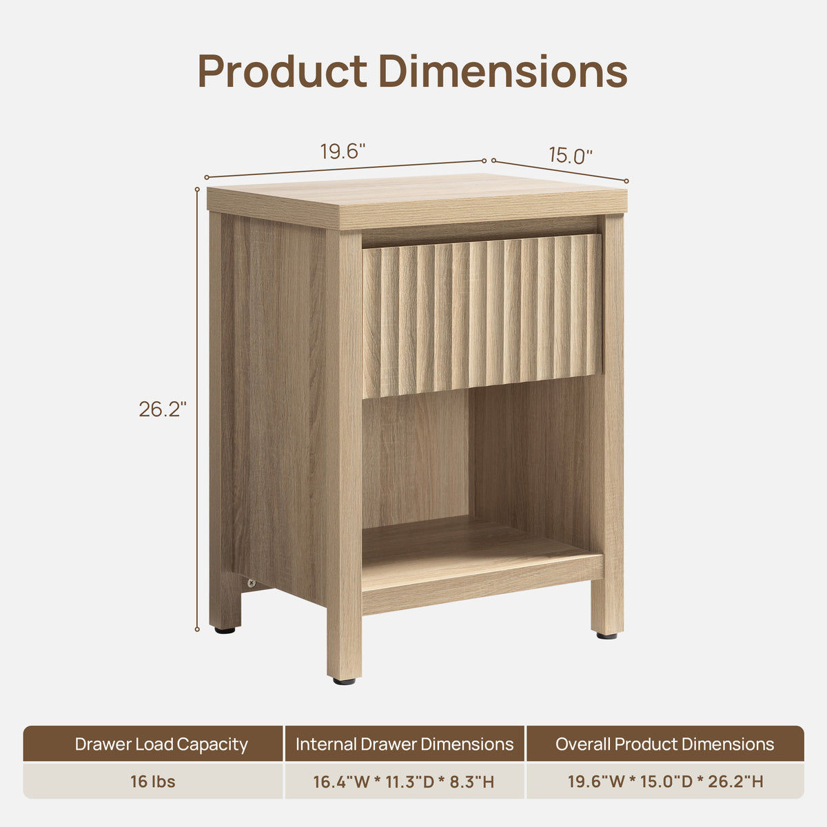 Prelude Modern Nightstand