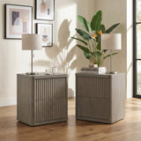 Cas Nightstand with 2 Drawers, Set of 2