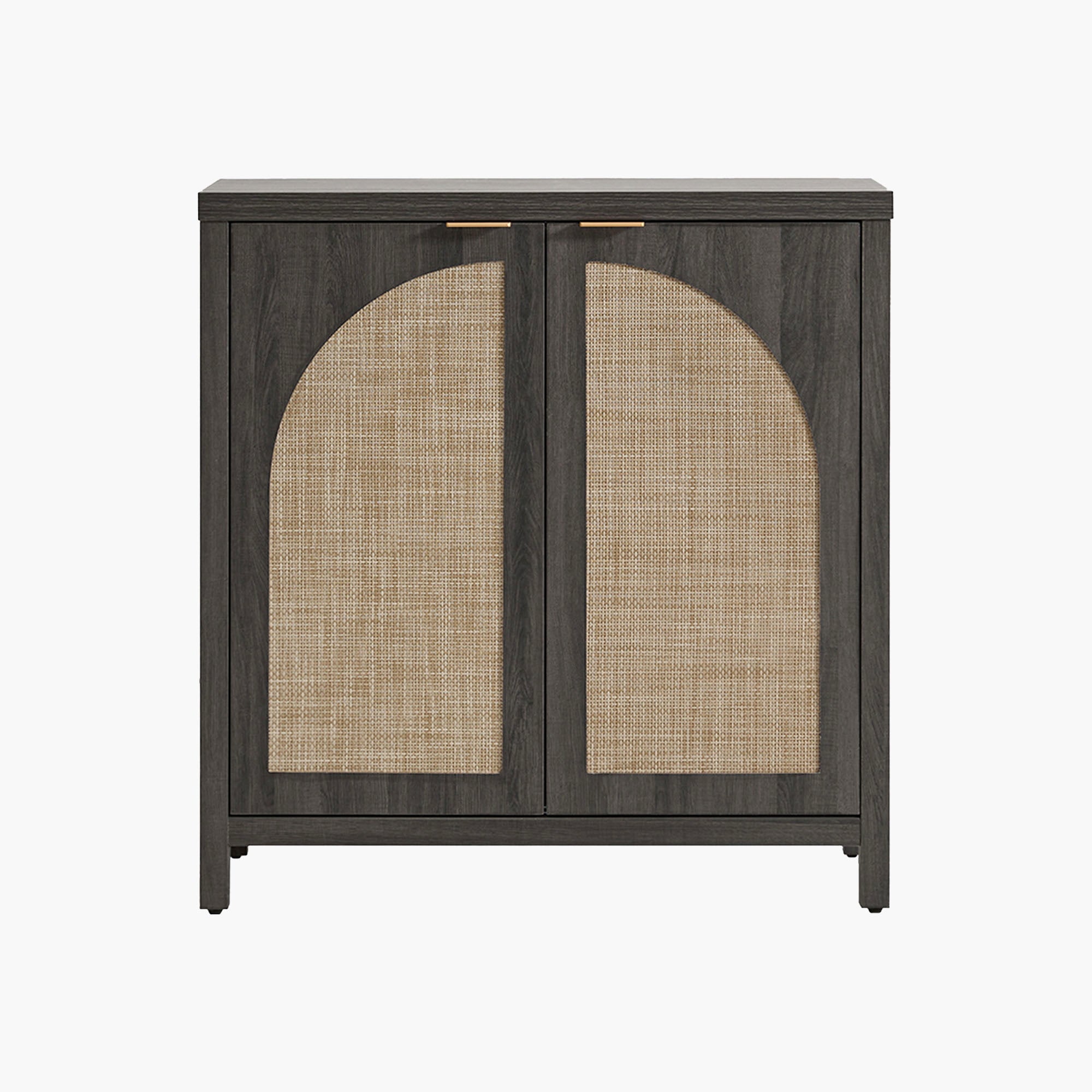 Savanna Rattan TV Stand with Arched Doors up to 100Inch TV