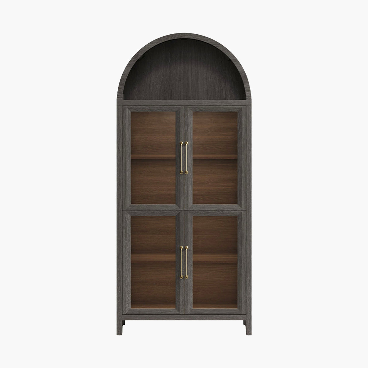 Helio Display Cabinet with Glass Door, 74'' Tall
