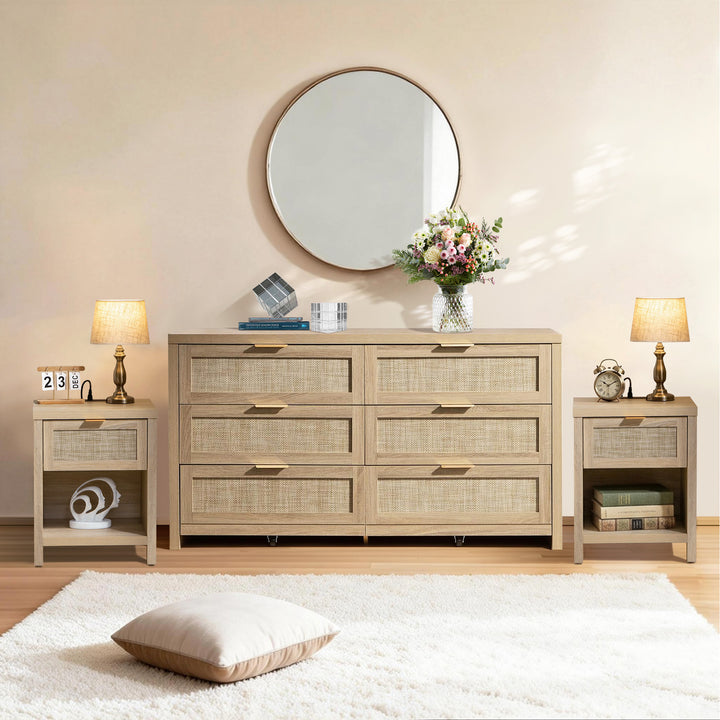 Savanna Dresser Bedroom Set with Charger
